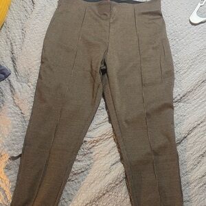 Women’s Brown Checkered Pants